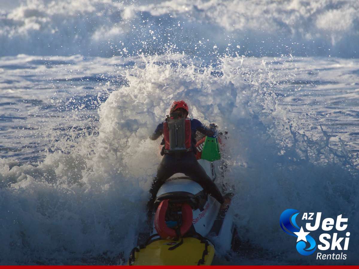 Rider navigating waves, showcasing factors affecting a Jet Ski’s Lifespan